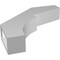 Ekena Millwork 3-in. W x 16-in. D x 16-in. H Monterey Architectural Grade PVC Knee Brace BRCP03X16X16MON - alternate 5